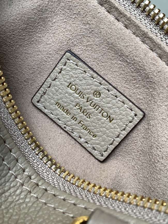 Louis Vuitton M82890 グレーエンボス ナノ・スピーディ ハンドバッグ