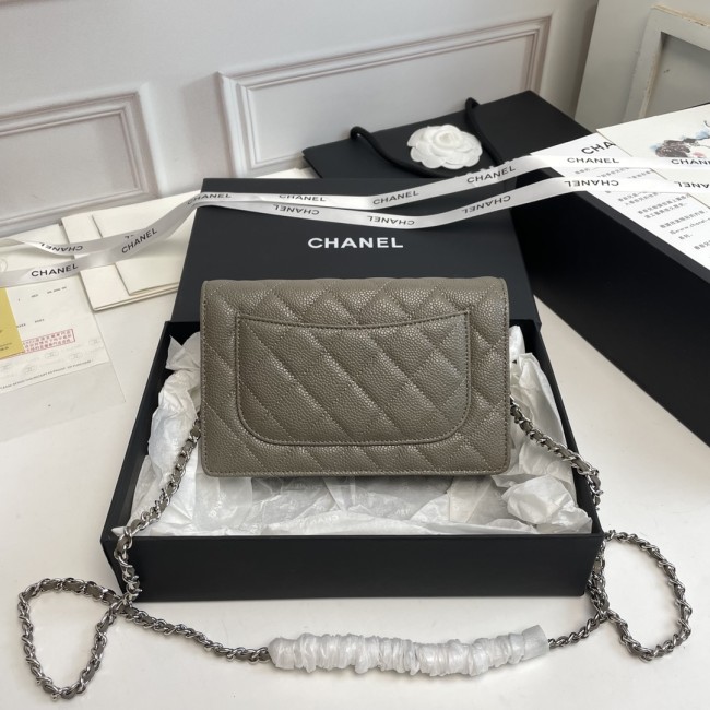 CHANEL シャネル WOC 財運バッグ（型番A33814）サイズ：横19×縦12×マチ3 cm