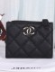 CHANELシャネル  2216 ミニバッグ カラー：キルティングブラック／ピンク／ベージュ／ラムスキンブラック サイズ：11×9×2 cm
