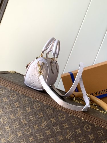 Louis Vuitton M27107 パールピンク ナノ・スピーディ ハンドバッグ