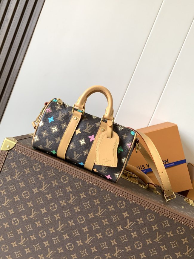 Louis Vuitton M24849 ブラックマルチカラー ピローバッグ