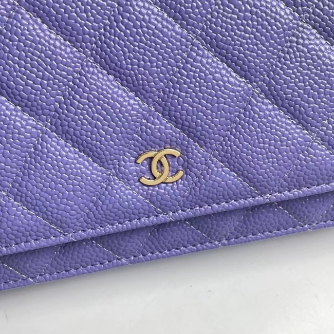 CHANEL シャネル WOC 財運バッグ（型番A33814）サイズ：横19×縦12×マチ3 cm