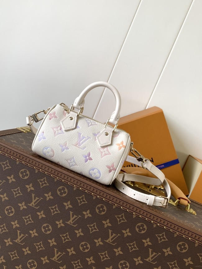 Louis Vuitton M25591 グリッターカラー ナノ・スピーディ ハンドバッグ