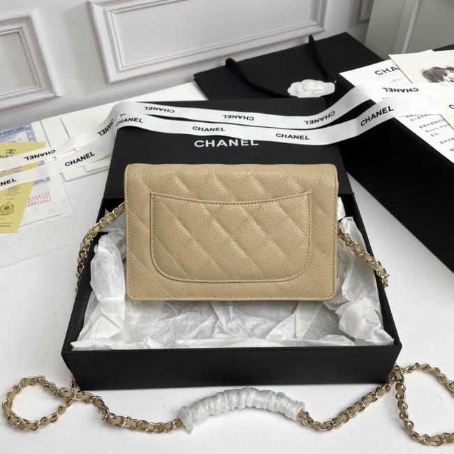 CHANEL シャネル WOC 財運バッグ（型番A33814）サイズ：横19×縦12×マチ3 cm