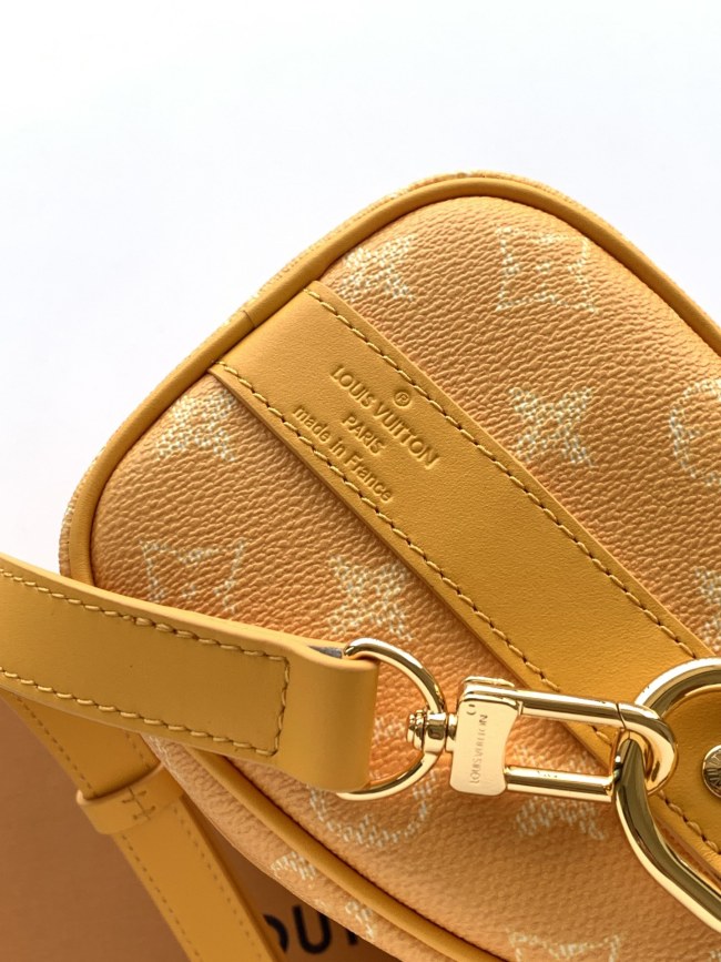 Louis Vuitton M13166 イエロー Keepall Bandoulière 25 ハンドバッグ