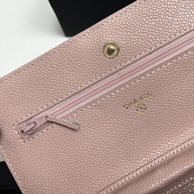CHANEL シャネル WOC 財運バッグ（型番A33814）サイズ：横19×縦12×マチ3 cm