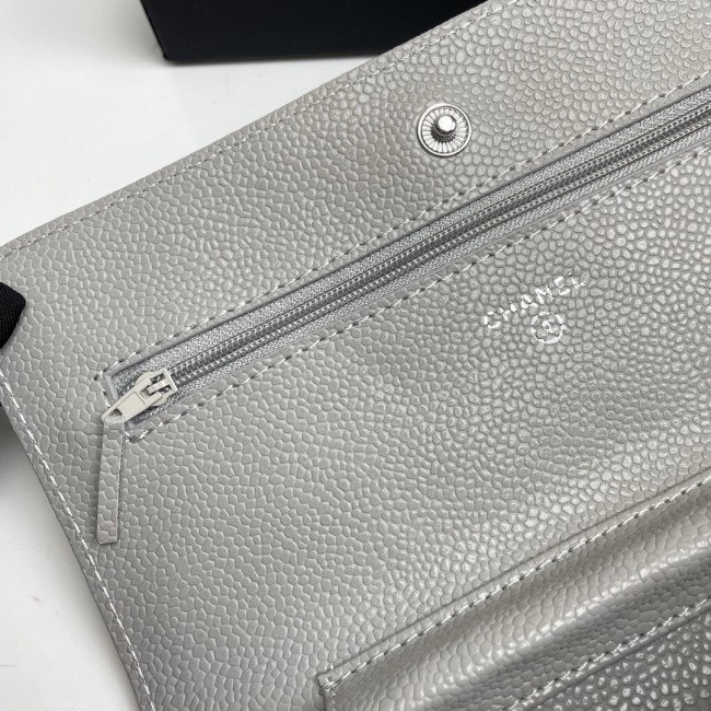 CHANEL シャネル WOC 財運バッグ（型番A33814）サイズ：横19×縦12×マチ3 cm