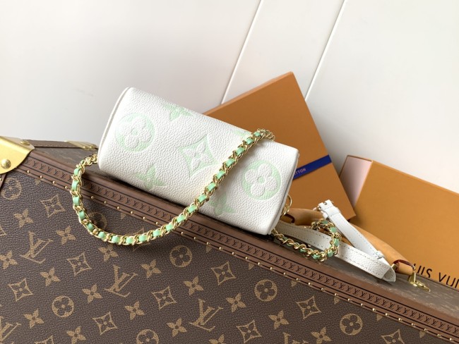 Louis Vuitton M24169 エンボスグリーン ナノ・スピーディ ハンドバッグ