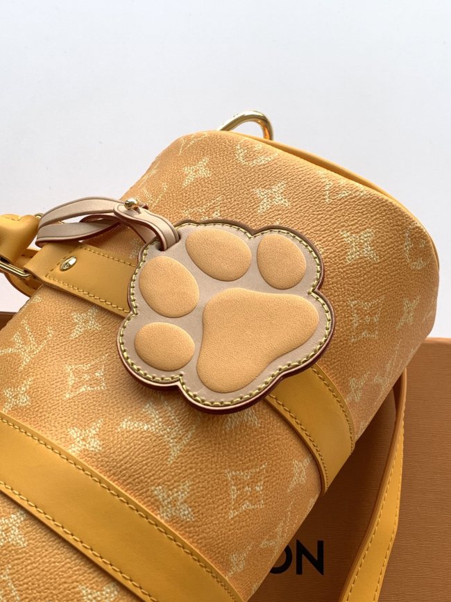 Louis Vuitton M13166 イエロー Keepall Bandoulière 25 ハンドバッグ