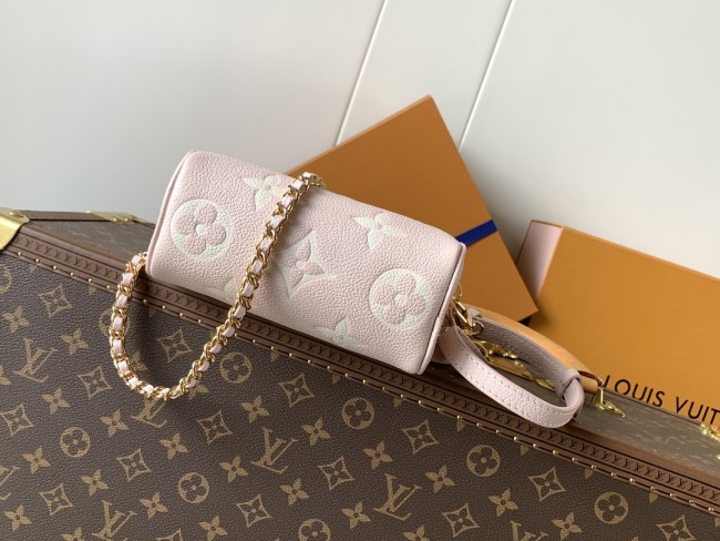 Louis Vuitton M81913 ミルクティーピンク ナノ・スピーディ ハンドバッグ