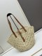 CHANELシャネル草編みバッグ 型番1813サイズ：横48×縦34 cm