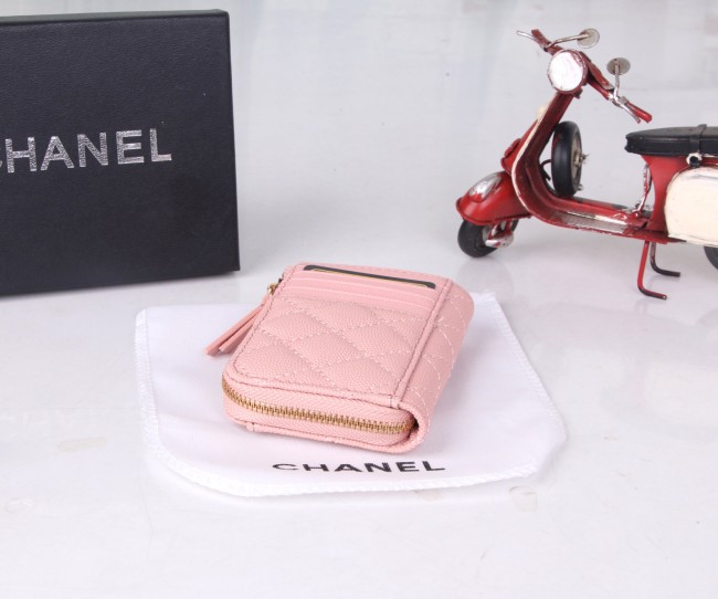  CHANELシャネル バッグ 型番 56608 カラー：キルティングブラック／ピンク／ベージュ／ラムスキンブラック サイズ：11×8×2 cm