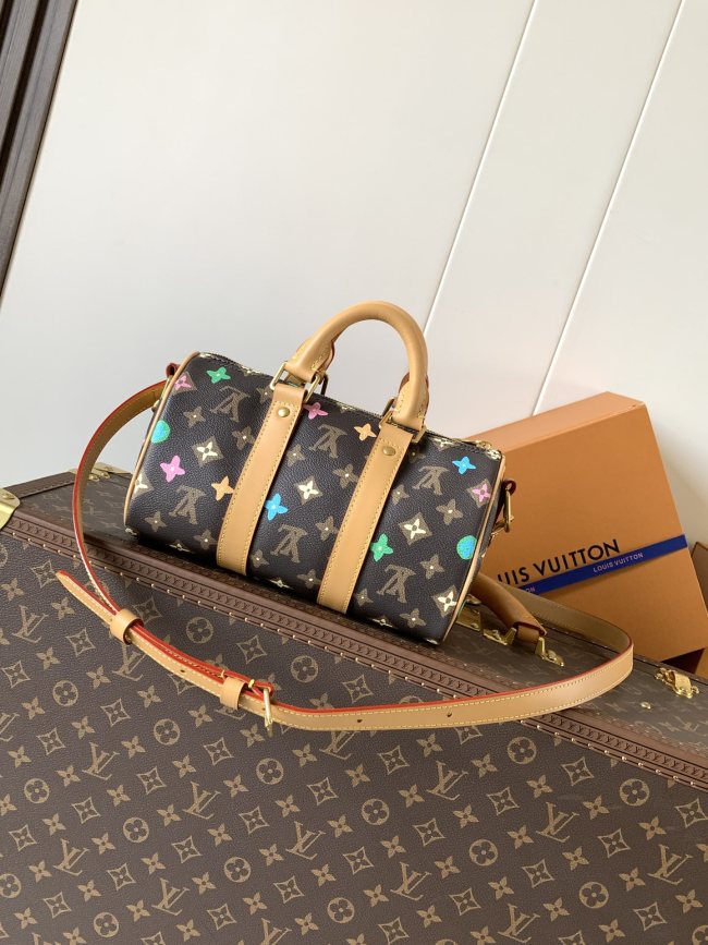 Louis Vuitton M24849 ブラックマルチカラー ピローバッグ