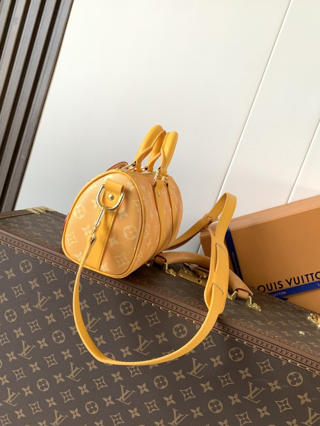 Louis Vuitton M13166 イエロー Keepall Bandoulière 25 ハンドバッグ