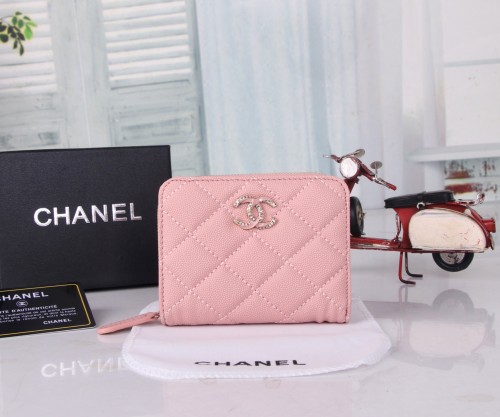 CHANEL シャネル  バッグ 型番22018 カラー：キルティングブラック／ピンク／ベージュ／ラムスキンブラック サイズ：12×10×3 cm