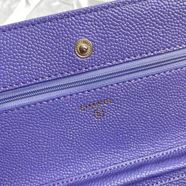 CHANEL シャネル WOC 財運バッグ（型番A33814）サイズ：横19×縦12×マチ3 cm