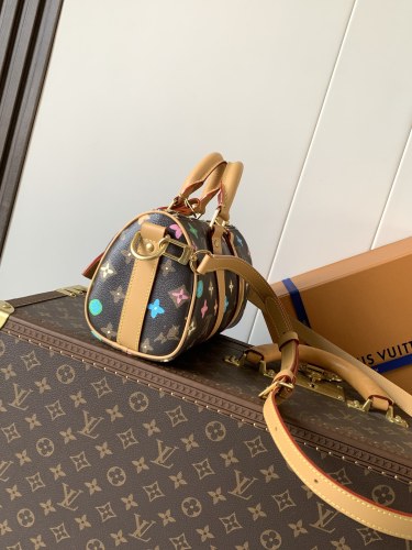 Louis Vuitton M24849 ブラックマルチカラー ピローバッグ