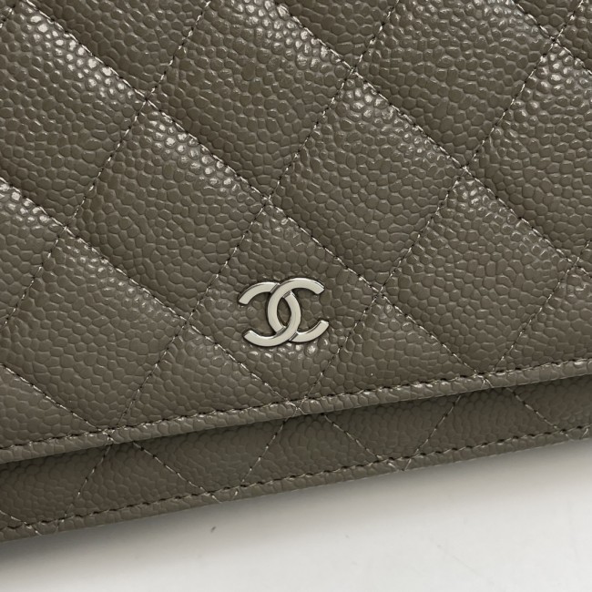 CHANEL シャネル WOC 財運バッグ（型番A33814）サイズ：横19×縦12×マチ3 cm