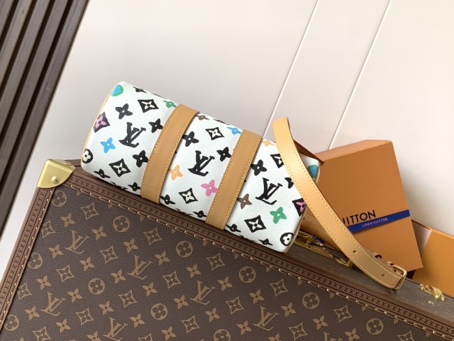 Louis Vuitton M24849 ホワイトマルチカラー ピローバッグ