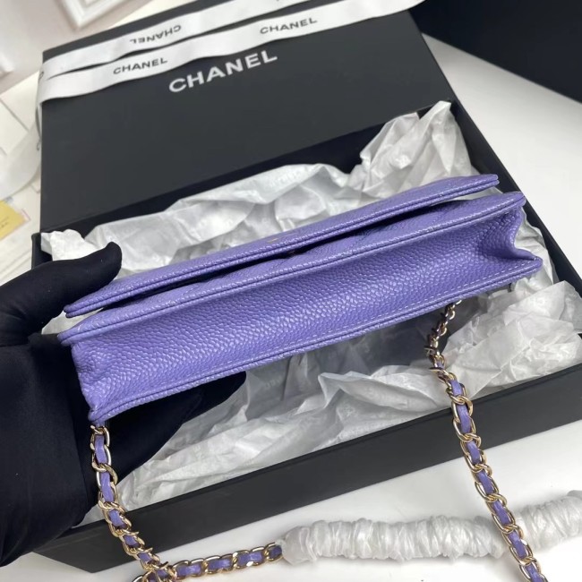 CHANEL シャネル WOC 財運バッグ（型番A33814）サイズ：横19×縦12×マチ3 cm
