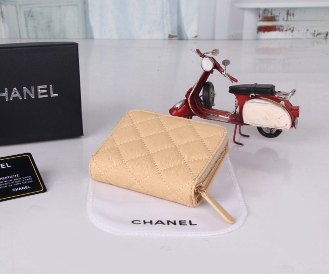 CHANEL シャネル  バッグ 型番22018 カラー：キルティングブラック／ピンク／ベージュ／ラムスキンブラック サイズ：12×10×3 cm