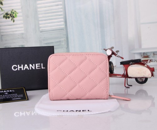 CHANEL シャネル  バッグ 型番22018 カラー：キルティングブラック／ピンク／ベージュ／ラムスキンブラック サイズ：12×10×3 cm