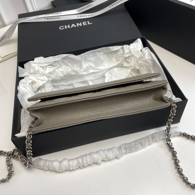 CHANEL シャネル WOC 財運バッグ（型番A33814）サイズ：横19×縦12×マチ3 cm