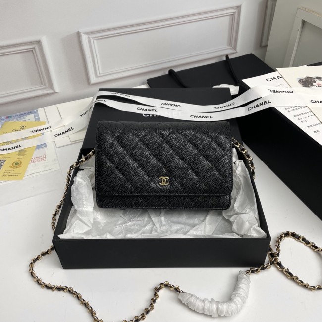 CHANEL シャネル WOC 財運バッグ(型番A33814)サイズ:横19×縦12×マチ3 cm