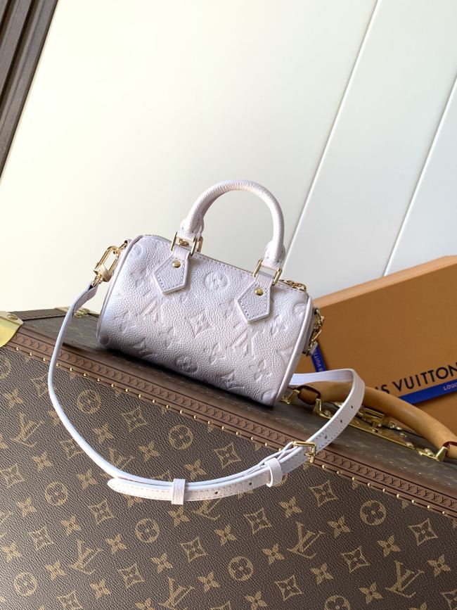 Louis Vuitton M27107 パールピンク ナノ・スピーディ ハンドバッグ