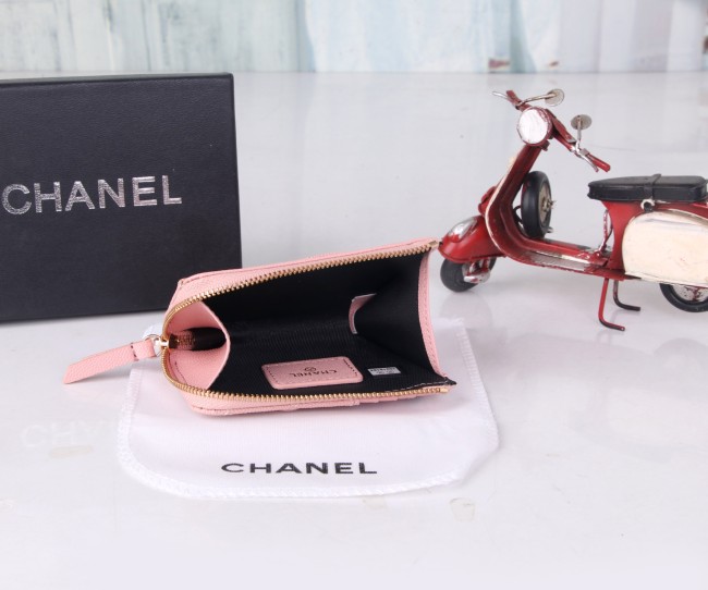  CHANELシャネル バッグ 型番 56608 カラー：キルティングブラック／ピンク／ベージュ／ラムスキンブラック サイズ：11×8×2 cm