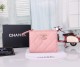 CHANELシャネル  2216 ミニバッグ カラー：キルティングブラック／ピンク／ベージュ／ラムスキンブラック サイズ：11×9×2 cm