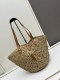 CHANELシャネル草編みバッグ 型番1813サイズ：横48×縦34 cm