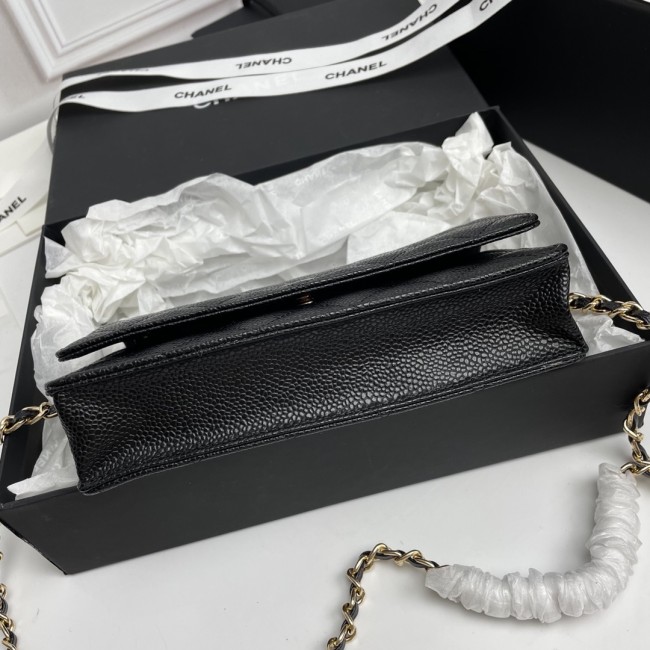 CHANEL シャネル WOC 財運バッグ（型番A33814）サイズ：横19×縦12×マチ3 cm