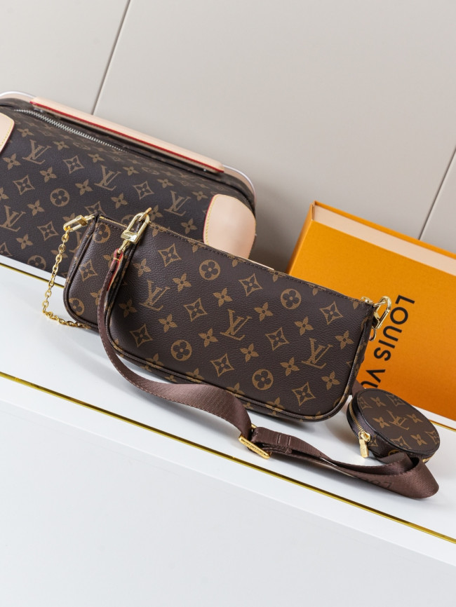 Louis Vuitton M44823 コーヒーカラー Multi Pochette Accessoires バッグ