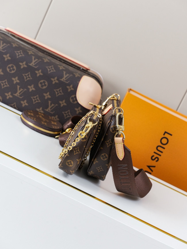 Louis Vuitton M44823 コーヒーカラー Multi Pochette Accessoires バッグ
