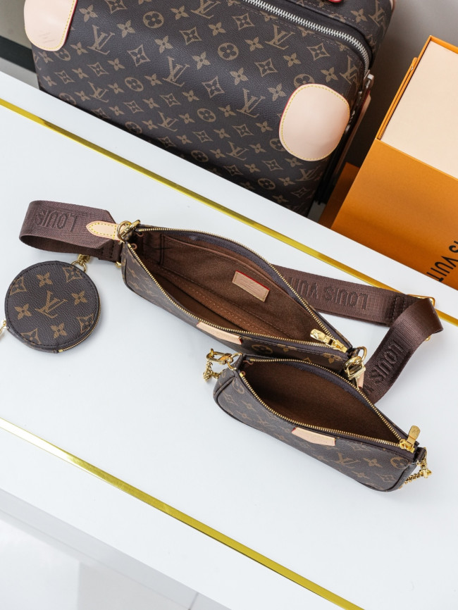 Louis Vuitton M44823 コーヒーカラー Multi Pochette Accessoires バッグ