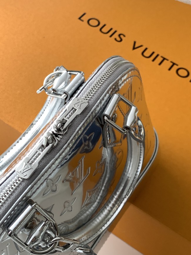 Louis Vuitton M26335 シルバー Alma BB ハンドバッグ