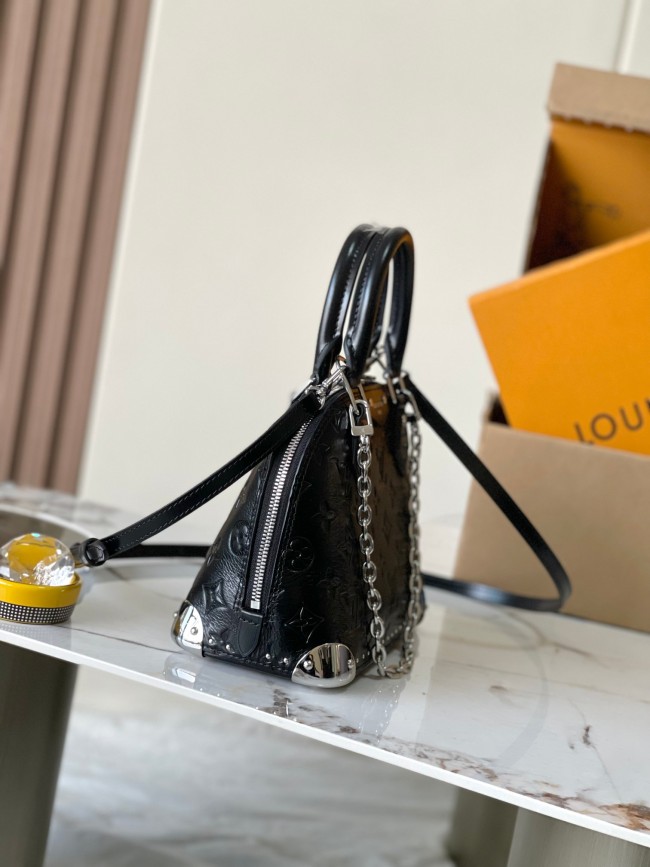 Louis Vuitton M27812 ブラック アルマ BB ハンドバッグ  貝殻バッグ