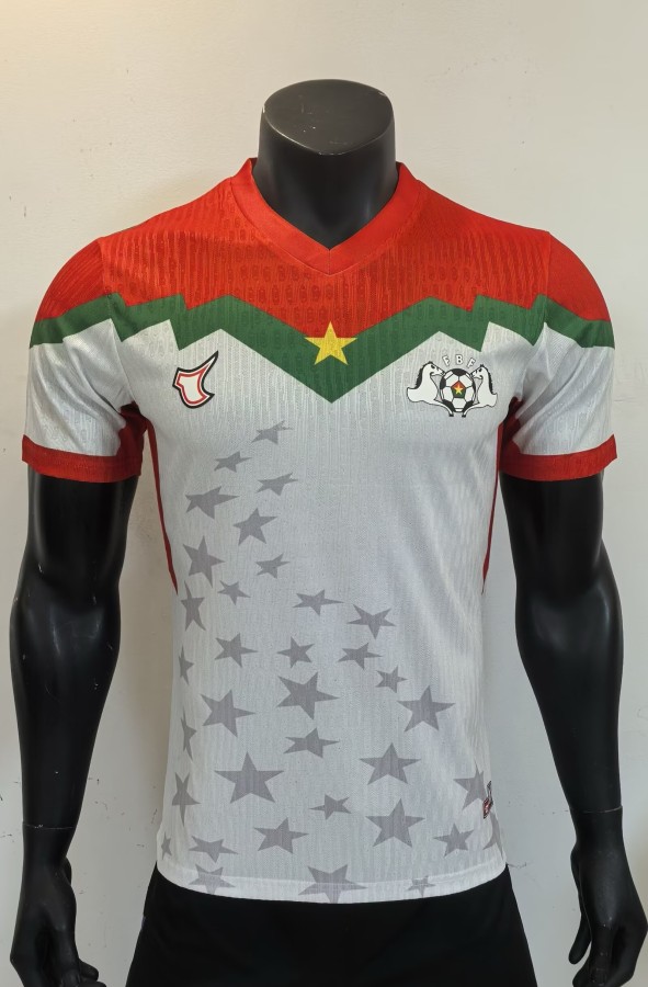 25-26 Burkina Faso Away Player Version Soccer Jersey