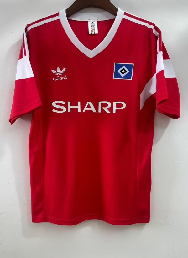 1988 Hamburger Away Retro Soccer Jersey