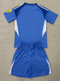 25-26 Newcastle Blue Goalkeeper Kids Soccer Jersey
