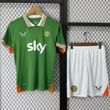 25-26 Ireland Home Kids Soccer Jersey