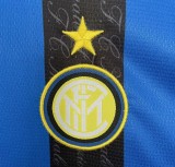 1997-1998 INT Home Long Sleeve Retro Soccer Jersey