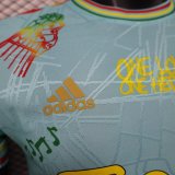 25-26 Aja× Blue Special Edition Player Version Soccer Jersey