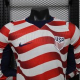 2026 World Cup USA Home Long Sleeve Player Version Soccer Jersey*长袖球员