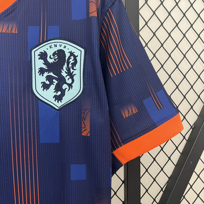 24-25 Netherlands Away Fans Soccer Jersey