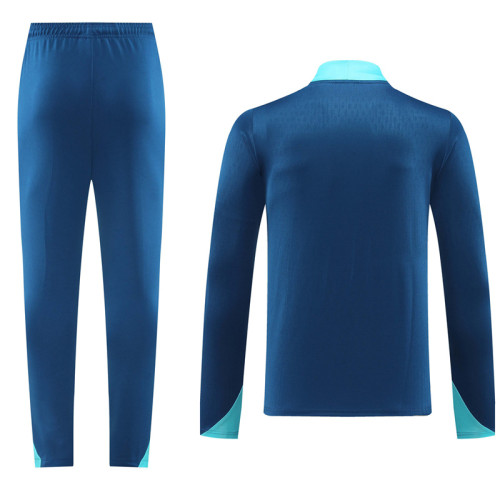 24-25 Portugal Royal blue Half Pull Tracksuit #01(半拉链)