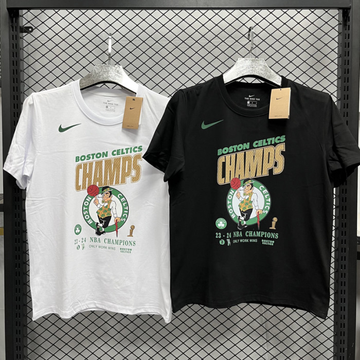 T280 Celtics Black High Quality Casual T-Shirt