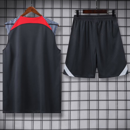 24-25 LIV Dark gray Tank top and shorts suit