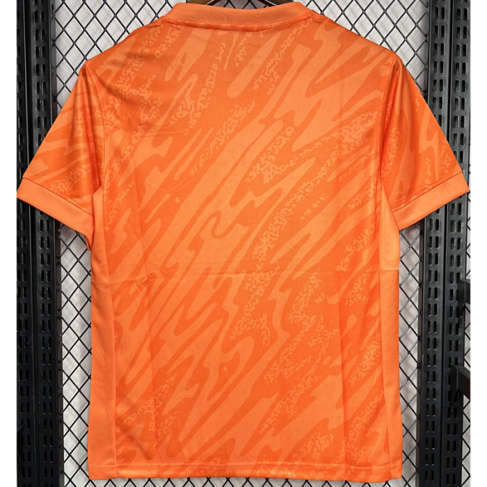 24-25 England Orange GoalKeeper Soccer Jersey